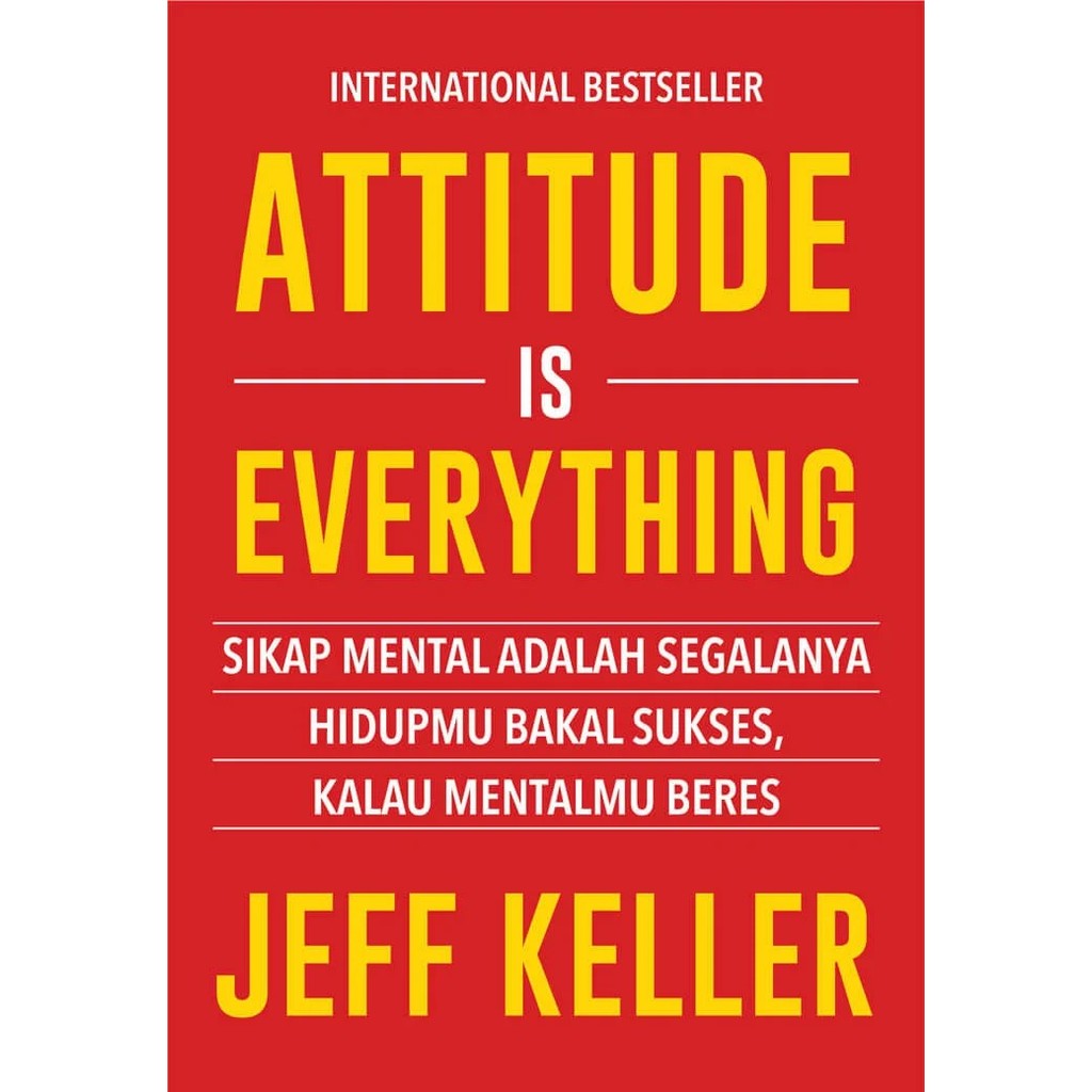 Buku Attitude is Everything - Jeff Keller