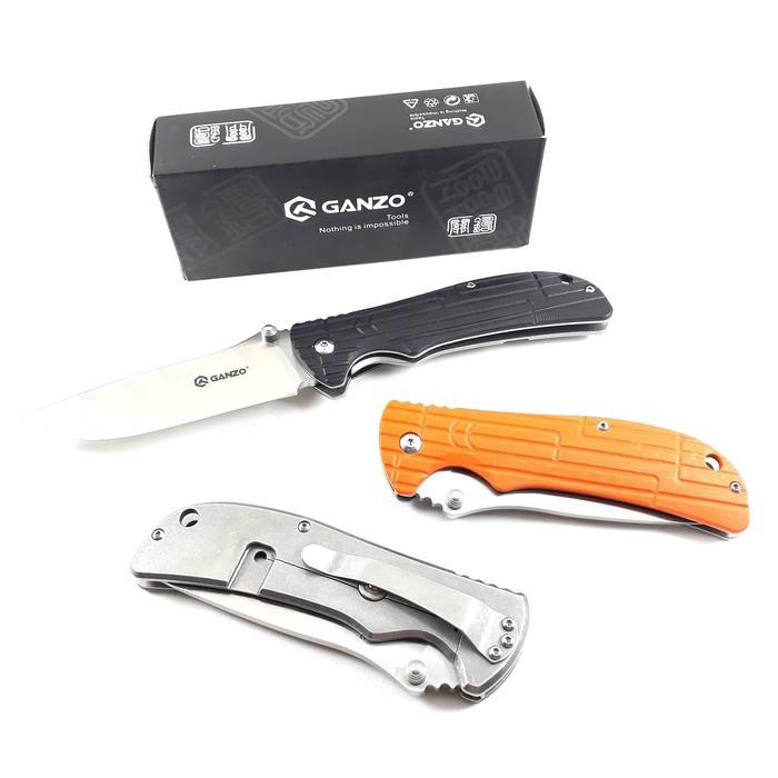 Pisau Lipat Ganzo g723 pocket knife stainless Steel