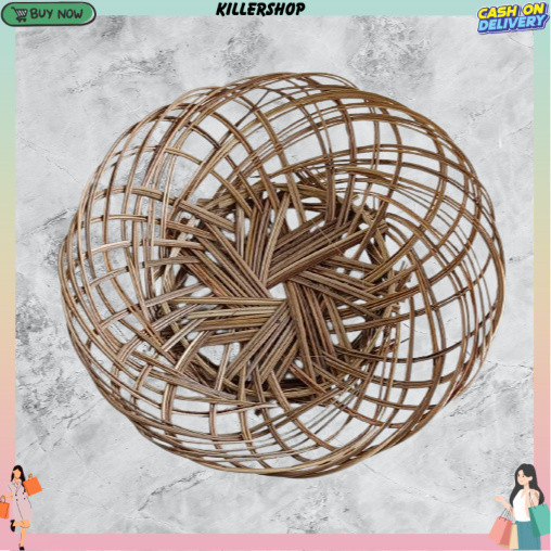 Piring Anyaman / Piring Lidi Anyam Bambu/ Piring Makan Piring Rotan Piring Bambu / piring lidi anyam