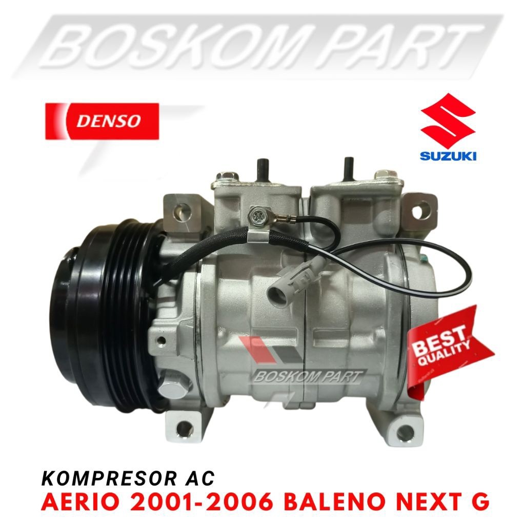 READY Kompresor Ac Suzuki Aerio 2001 s/d 2006 Baleno Next G 2003 s/d 2007 Aerio Baleno Next g High Q