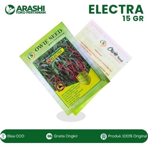 Owie Seed Benih Cabe Electra 15gr Produksi Melimpah Tahan Virus