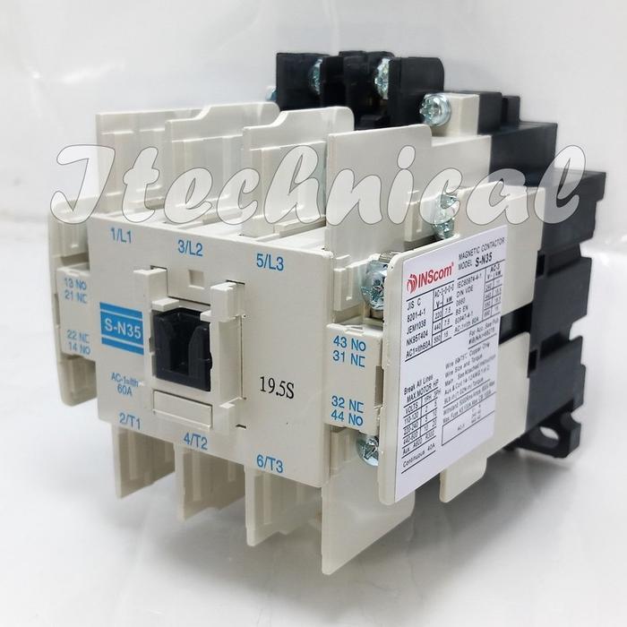 MAGNETIC CONTACTOR SN-35 220V 380V / AC KONTAKTOR SN 35 220VAC 380 VAC - 220V terlaris