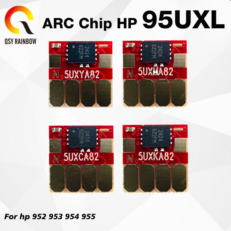 QSYRAINBOW 95U ARC Chip 952 953 954 955XL Cartridge For HP OfficeJet Pro 7740 8710 8715 8720 8730 82