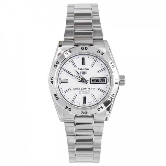 Seiko 5 Sports SYMG35K1 Automatic White Dial Stainlesss Steel