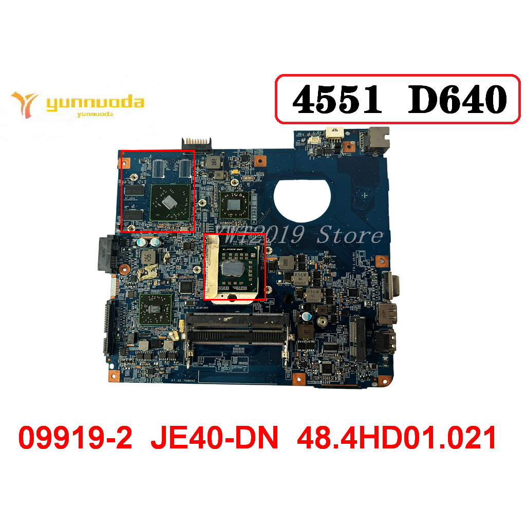 09919-2  JE40-DN  48.4HD01.021  For Acer ASPIRE 4551 4551G 425D640 D440 D640D D640G Laptop  motherbo