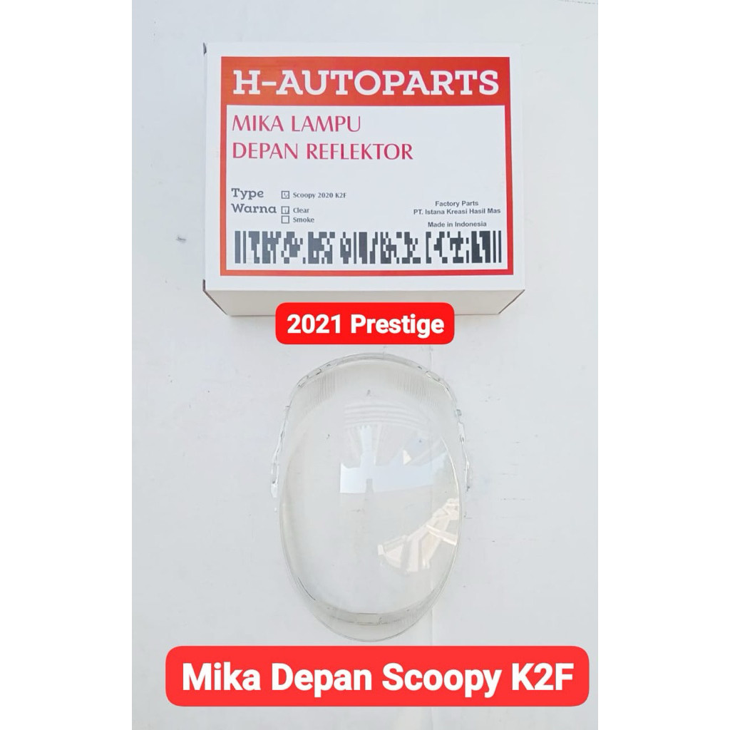 MIKA LAMPU DEPAN SCOOPY 2020 2021 PRESTIGE SCOOPY K2F SCOPY DISTRIBUTORPARTCARBON