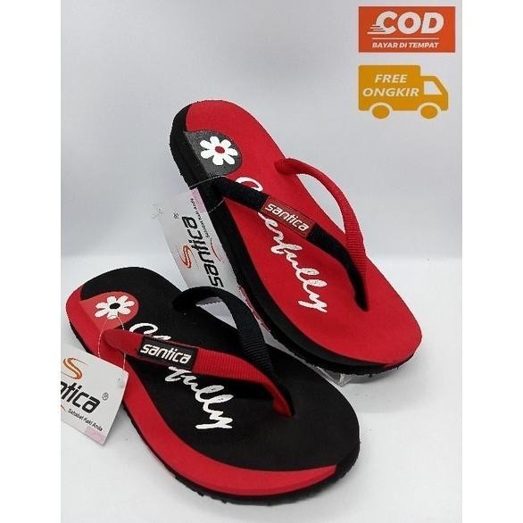 SANRIRINTOJAYASHOP ERBARU SANDAL WANITA SANTICA CHEERFUL | SANTICA CHEERFUL 36-40