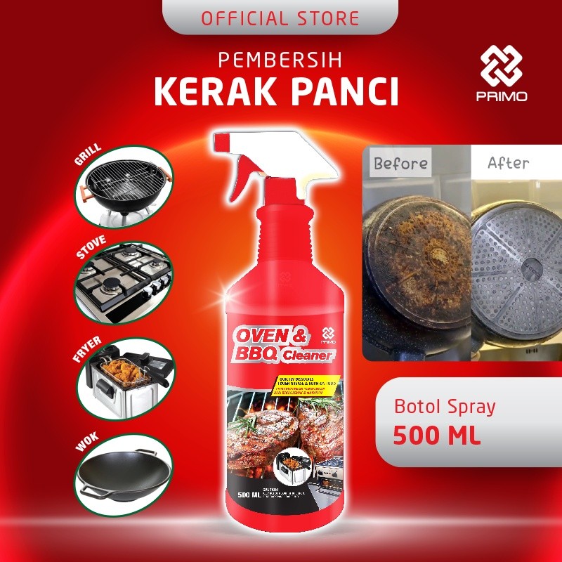 PRIMO Oven & BBQ Cleaner Pembersih kerak Panci, Kompor, Panggangan Stain Remover Cookware Cleaner 50