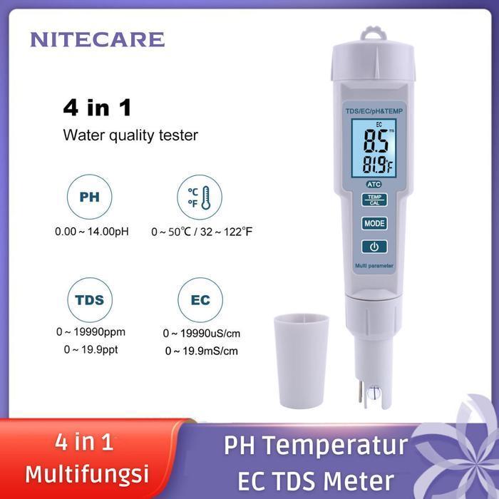 Hot Produk Digital PH Meter TDS Temperature Alat Ukur PH Kualitas Air  Terbaik dan Terlaris