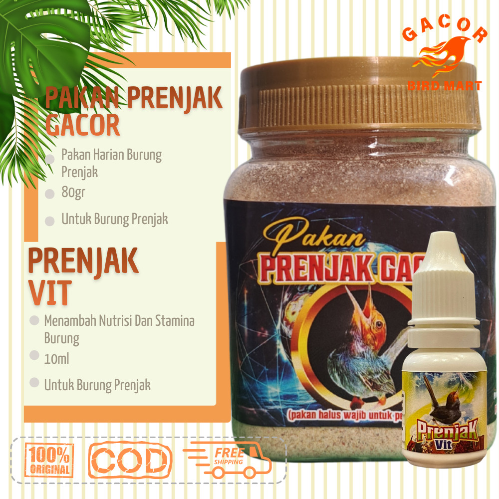 [Paket Hemat] Prenjak Gacor Seketika Vitamin Prenjak dan Pakan Prenjak Penggacor
