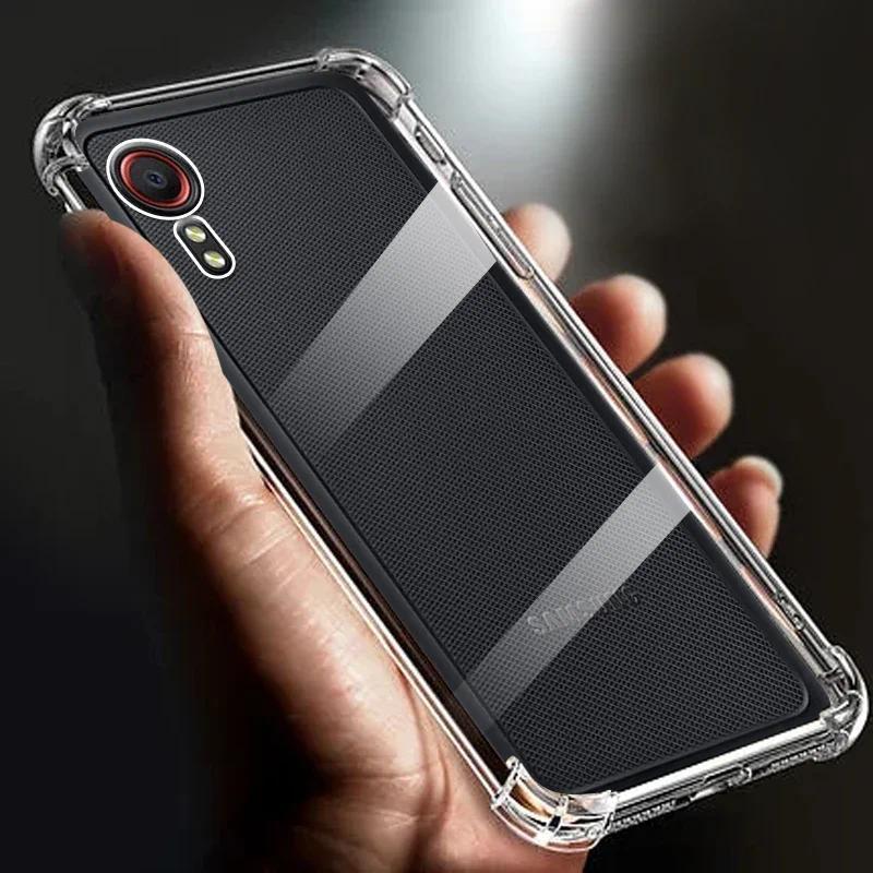 Thickened Airbag Shockproof Clear Soft Tpu Phone Case For Samsung Galaxy xcover5 Transparent Back Co