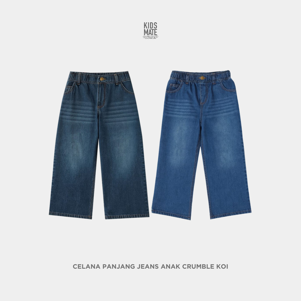 Celana Panjang Jeans Anak Crumble KOI