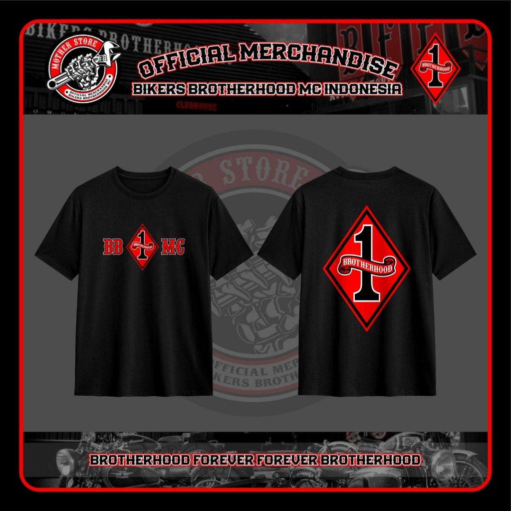 RONS - T-SHIRT BB1MC - HITAM