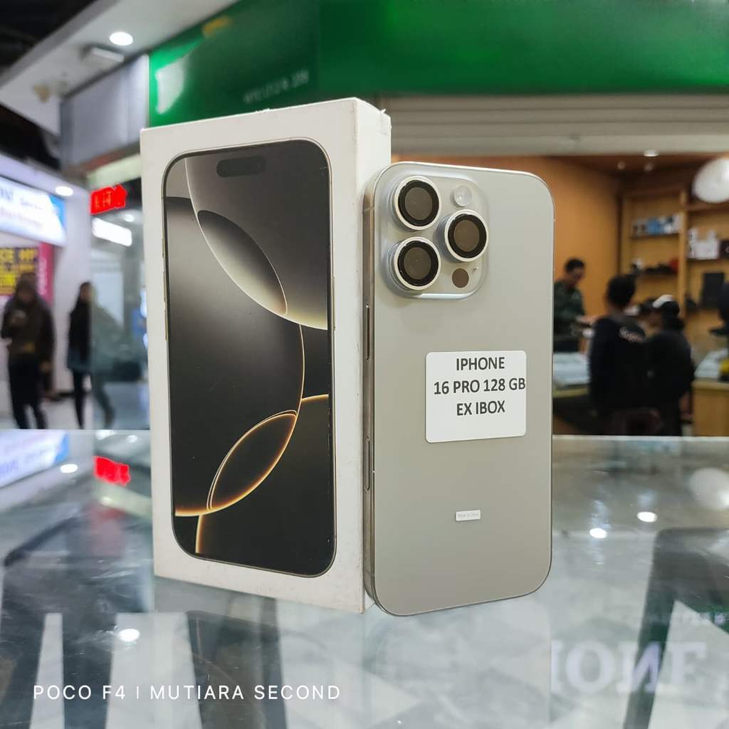 iPhone 16 Pro 128GB Resmi iBox Second Resmi Gadget Style Store