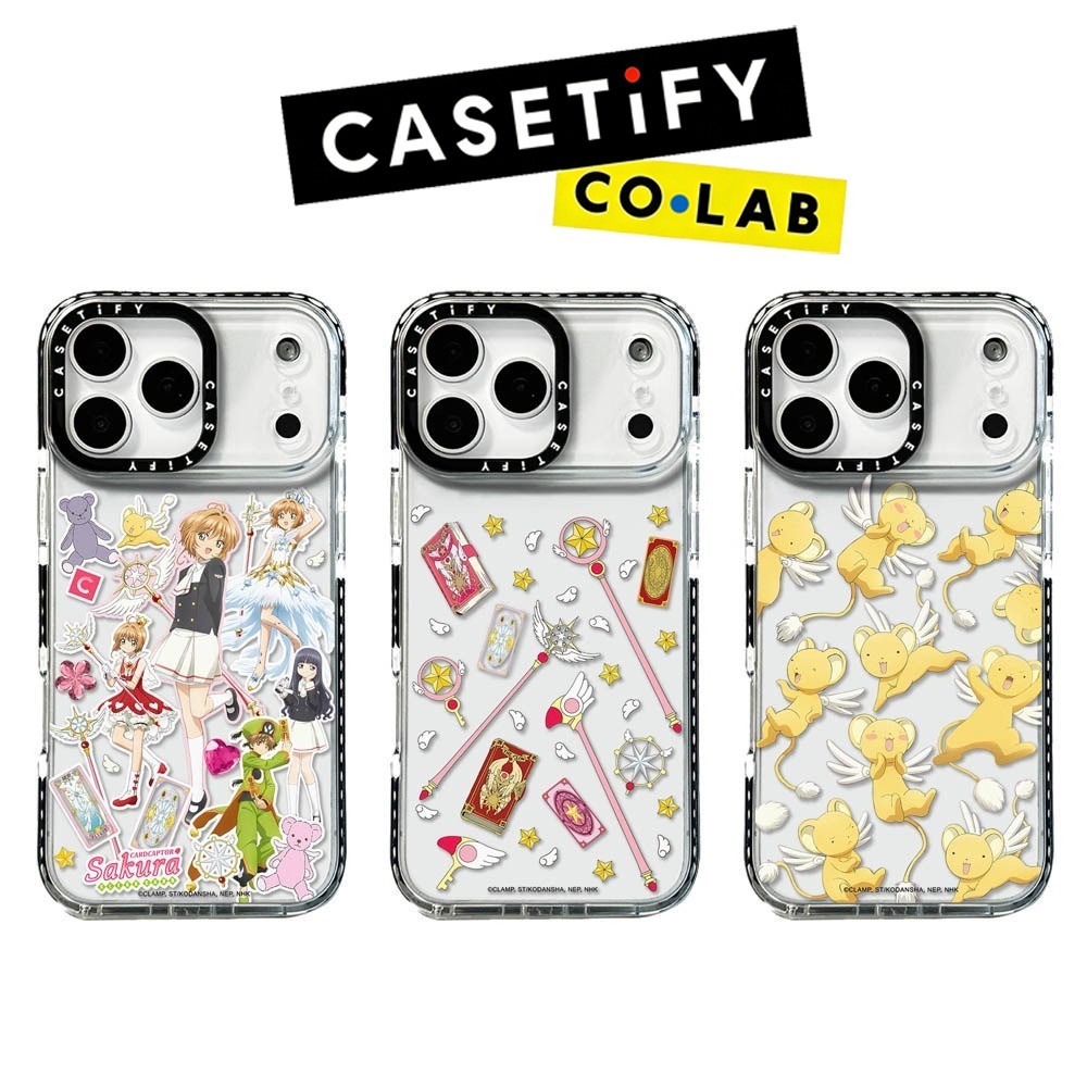 Original CASETiFY Magical Girl Sticker Phone Case for IPhone 17ProMax 16ProMax 16pro 16 12 13 15Pro 
