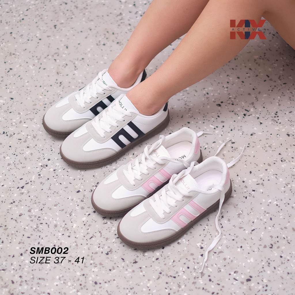 KIX ACTIVE - Sepatu Sneakers Wanita Putih Casual Kets Nyaman Ringan [SMB.002]