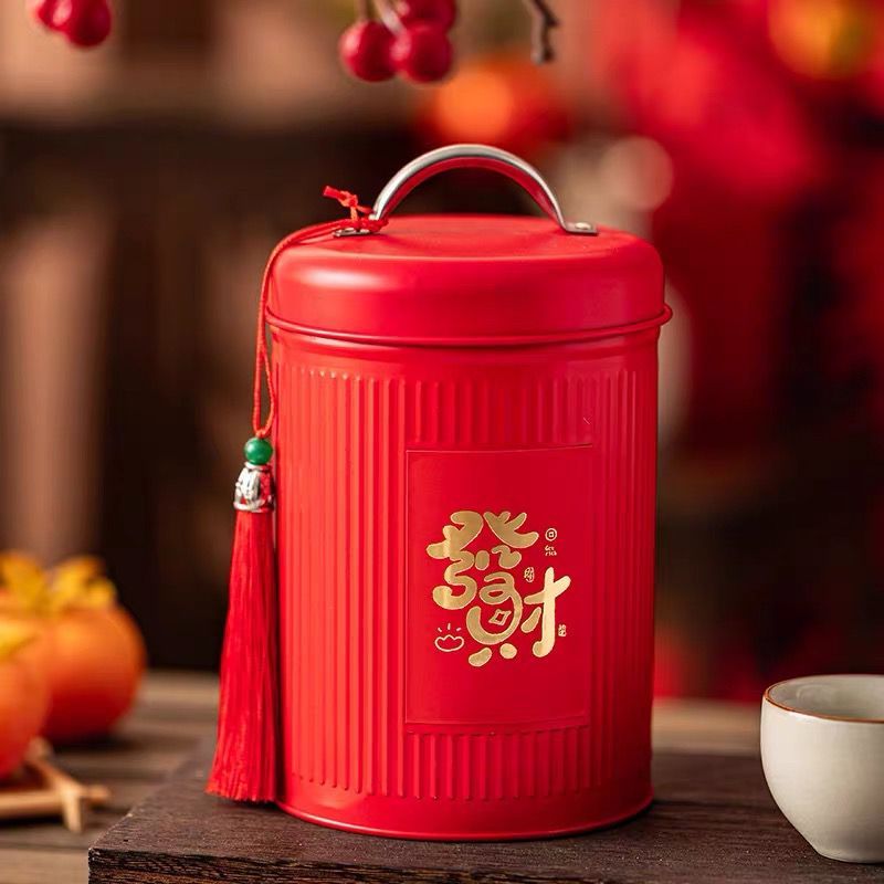 Kaleng kue kering kotak hampers imlek tin box CNY 2024