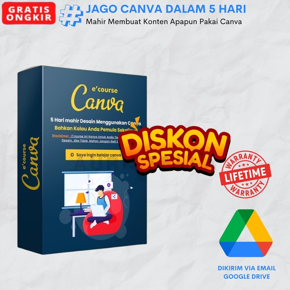 JAGO CANVA DALAM 5 HARI - Mahir Buat Konten Apapun Pakai Canva