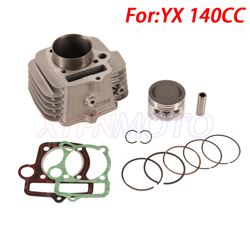 56mm Bore Engine Barrel Cylinder Body Pin Pistons Rings Gasket For YX140 YX 140cc YCF 150 Pit Bike T