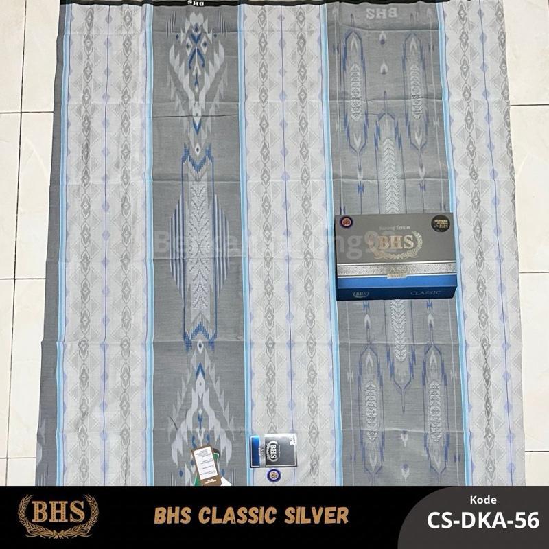 BHS CLASSIC SILVER MOTIF SONGKET 100% ORIGINAL BEHAESTEX Sarung Muslim