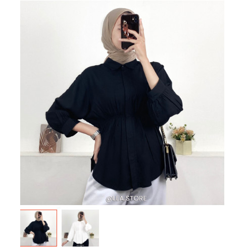 AIKO SHIRT BLOUSE | KEMEJA KERUT WANITA