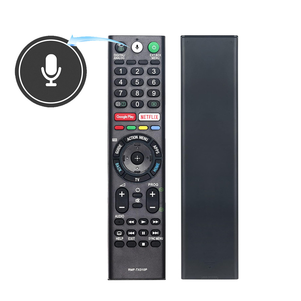 RMFTX310P Replaced Voice Remote Control Compatible with Sony TV KD75X8000G KD65X8000G KD55X8000G KD4