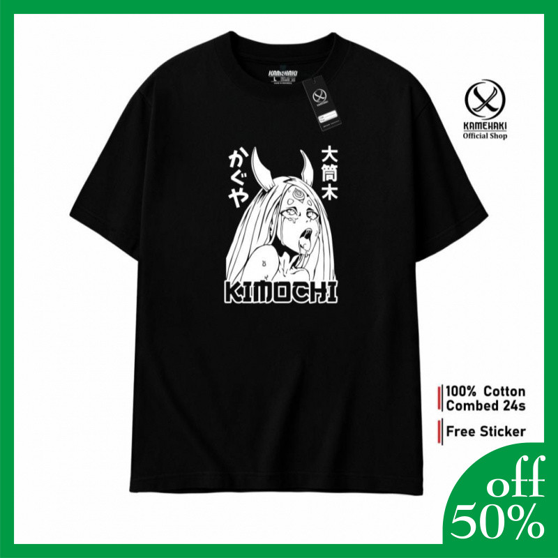 Kaos Anime OTSUTSUKI HENTAI KIMOCHI / Kaos DIstro Jepang / Kaos Hentai / Baju Distro Pria Wanita Cot