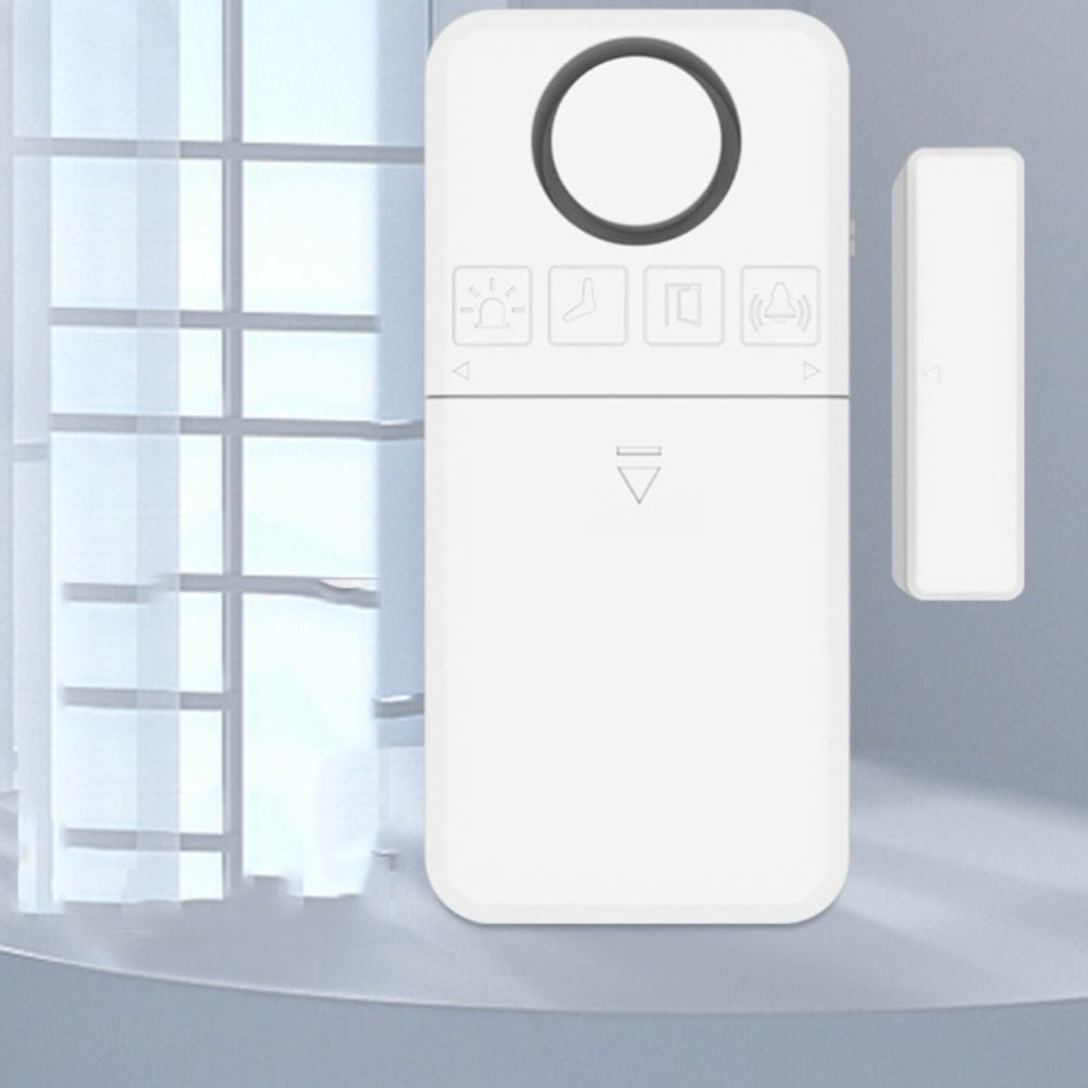 Sensor Alarm Pintu Jendela yang Modis, Sensor Pembuka Pintu Mini yang Praktis, Alarm Rumah Nirkabel 