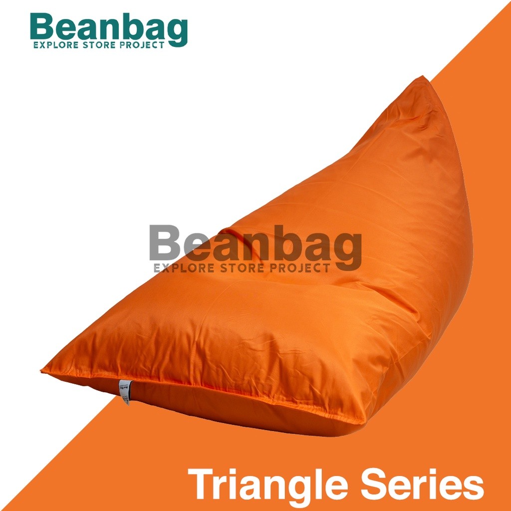 JAMIN MURAH Bean Bag Triangle Waterproof Bean Bag Extra Large Plus Isi Sofa Milenial Bean Bag Jumbo(