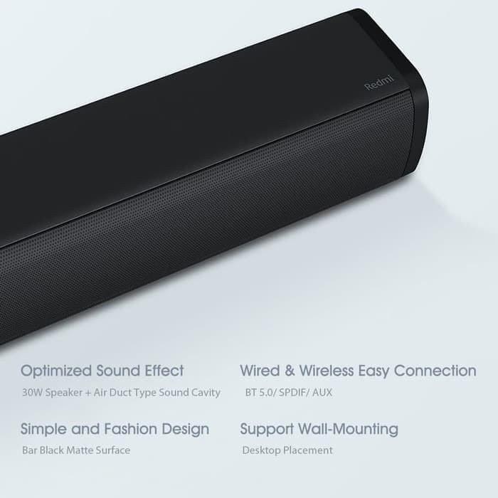 Redmi TV Soundbar Wired and Wireless Bluetooth 5.1 Speaker HiFi Sound Bar Bluetooth, SPDIF Jack Audi