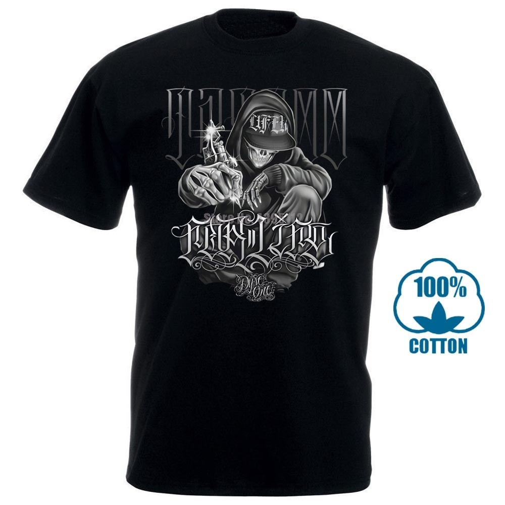 Details About Dyse One For Life Black T Shirt Urban Streetwear Tattoo Graffiti Art 2021 High quality