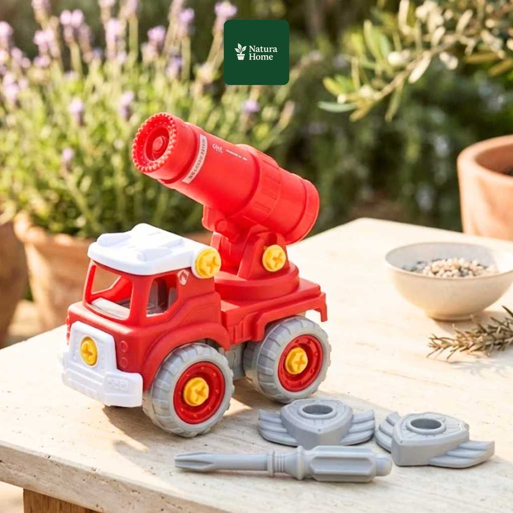 NATURAHOMEE MAINAN MOBIL PEMADAM KEBAKARAN TRANSFORM ROBOT DEFORMATION KTG