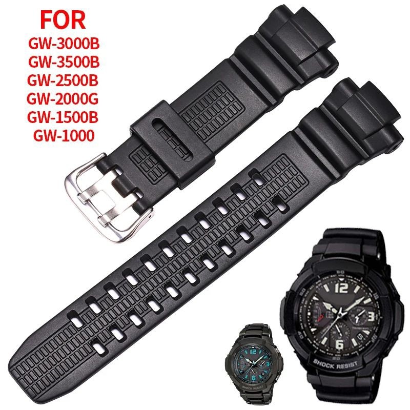 Tali Jam Casio For GW-3500B GW-3000B GW-2000 Rubber Strap Casio G-Shock