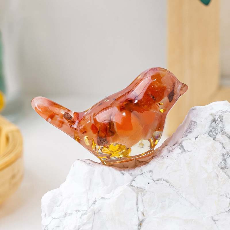 Mini Bird Decor Mini Bire Healing Crystal For Crafts Yoga Gift