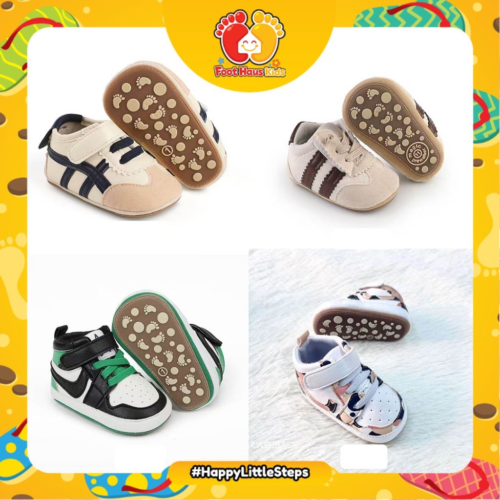 FOOTHAUSKIDS SA01 Sepatu Bayi Anak / Baby PreWalker Shoes / Sepatu Model Sport Bayi UMUR USIA BAYI 1