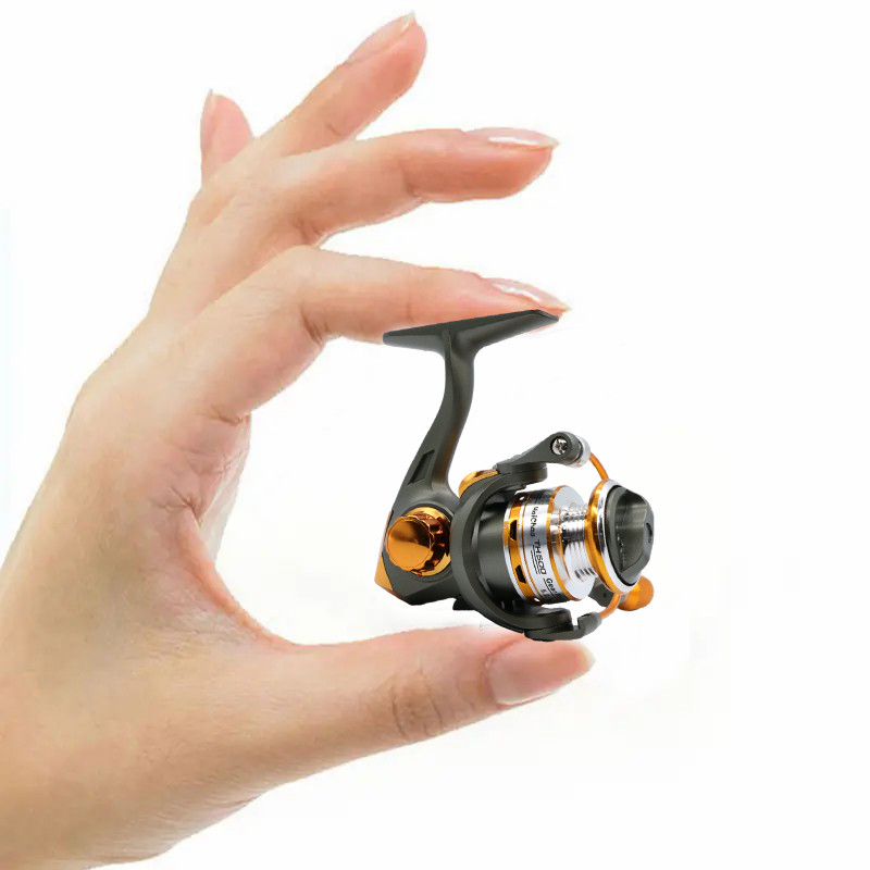 TH Ice Fishing Reel Ultralight Small Spinning Reel Fly Fishing Line Wheel Carp Spool Fishing Goods T