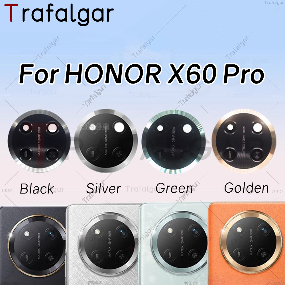 Back Camera Lens For HONOR X60 Pro 5G Rear Camera Glass Cover Replacement With Adhesive Sticker
