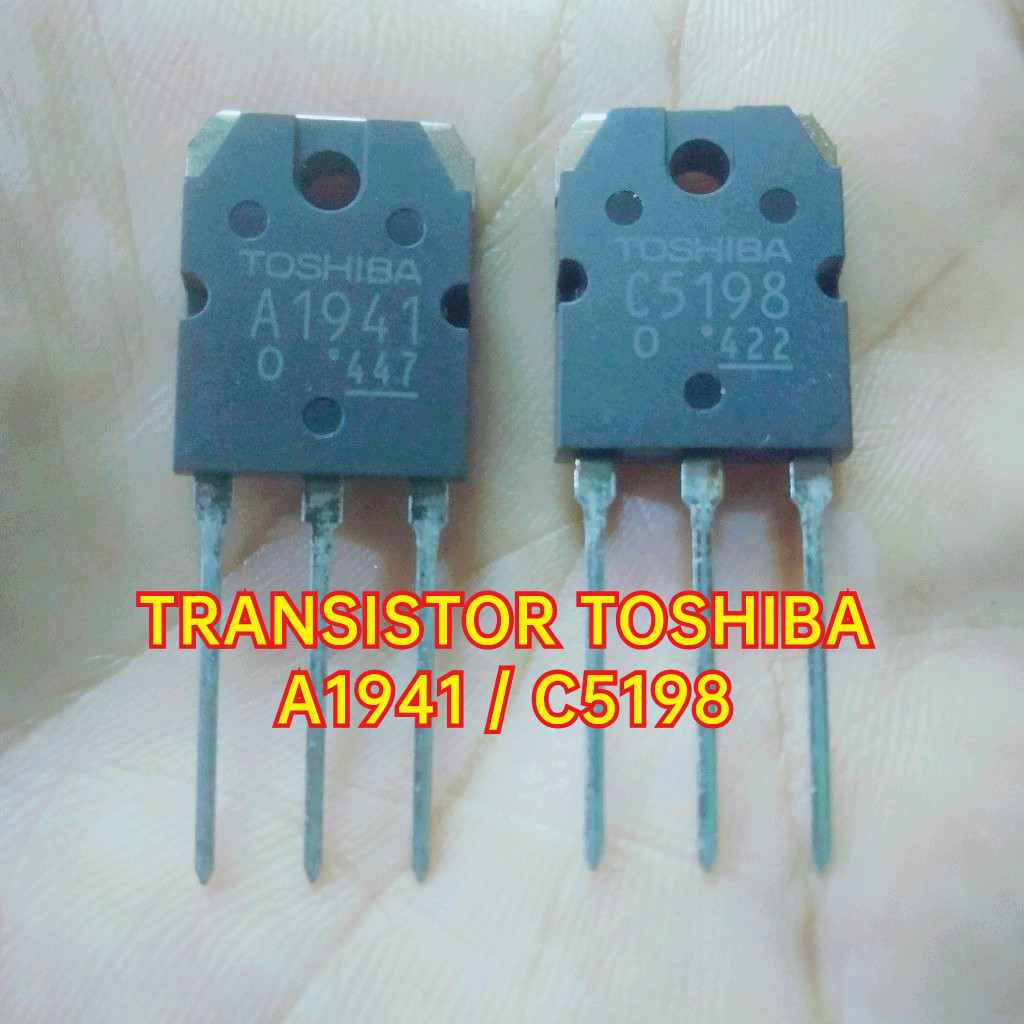 Satu Set Transistor Toshiba TR A1941 C5198 A 1941 C 5198 Nomer Satu