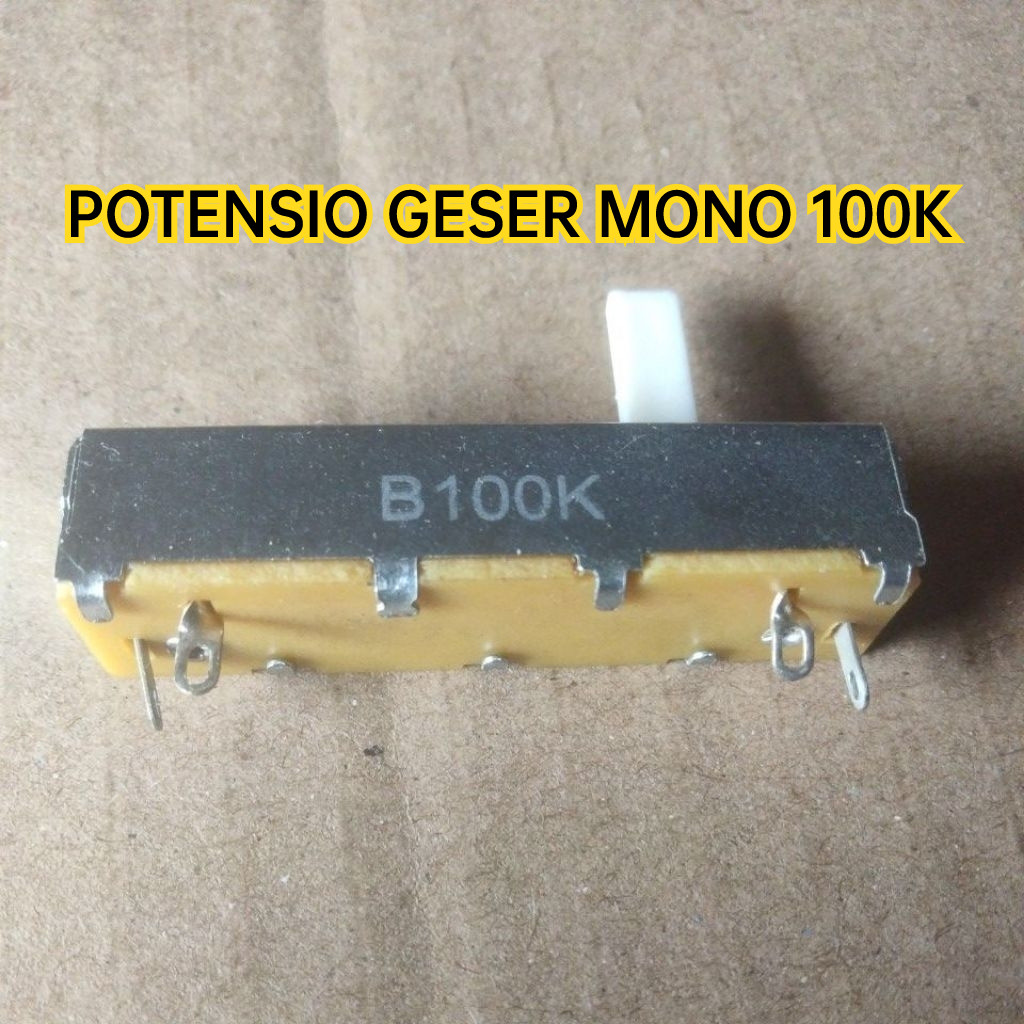 POTENSIO GESER MONO 100K B100K 100 KILO KUALITAS BAGUS ORIGINAL