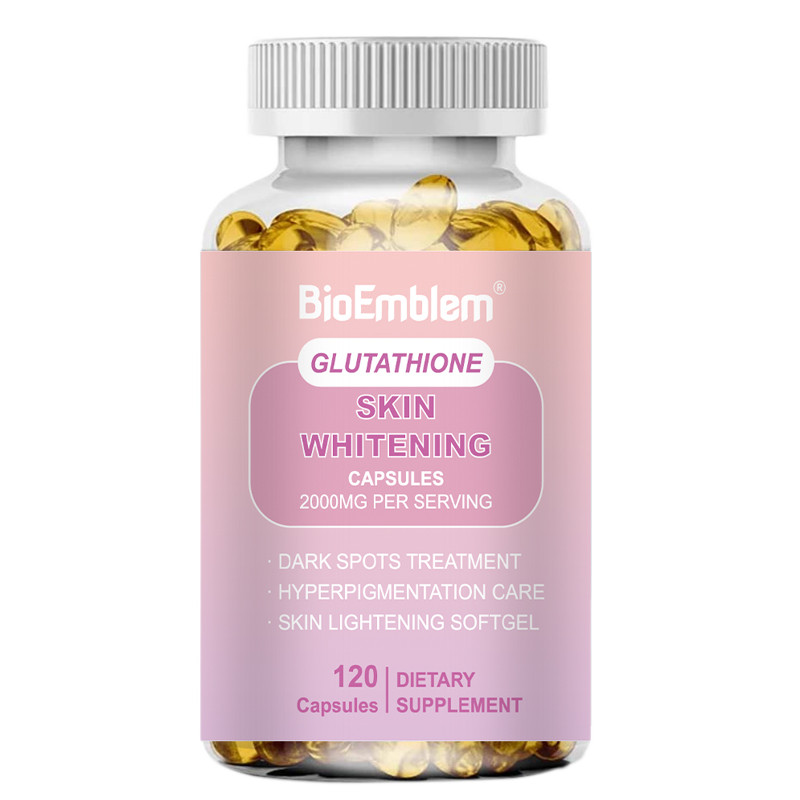 Glutathione 2000mg Kapsul - Memutihkan Kulit, Anti Aging, Detox Tubuh Atasi Flek Hitam, Kulit Kusam 