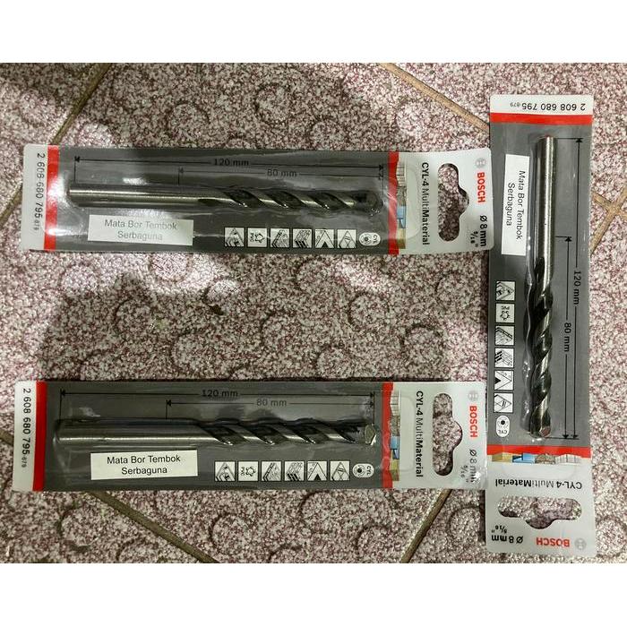 [ BARANG READY ] Mata bor beton 8mm bosch Multipurpose/ mata bor beton serbaguna Berkualitas