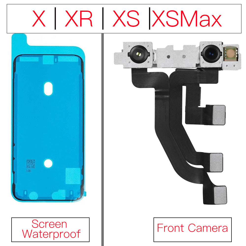 Kabel Flex Kamera Depan Untuk iPhone X XR XS Max Modul Kamera Dengan Konektor Tanpa Face ID Dan Peng