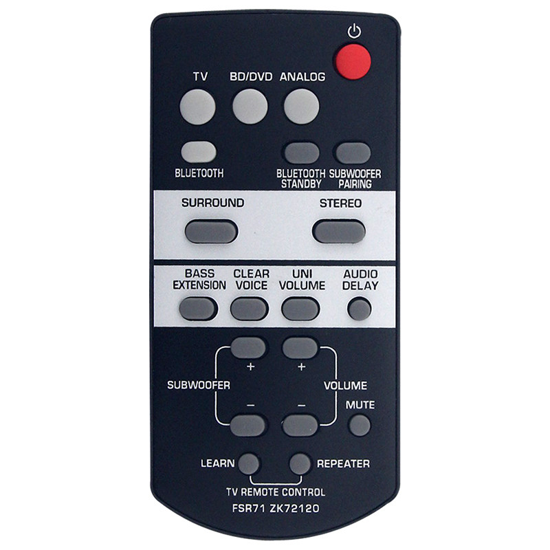 Compatible with Yamaha Speaker YAS-105 YAS-106 ATS-1080 YAS-203BL YAS-CU203 NS-WSW41 Remote Control 