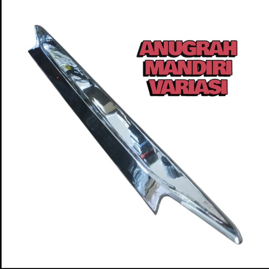 READY TRUNKLID LIS BAGASI BELAKANG MOBIL GRAND AVANZA XENIA 2015-2018 CHROME