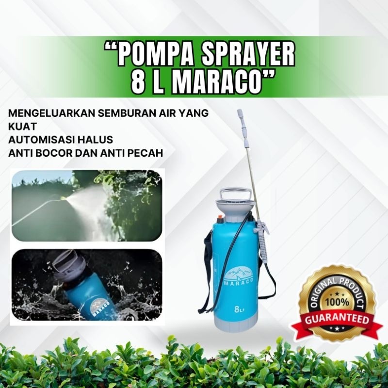 PLAOSANSTORE POMPA SPRAYER 8 LITER MARACO BIRU TANAMAN (POMPA SPRAYER 8 LITER MARACO BIRU