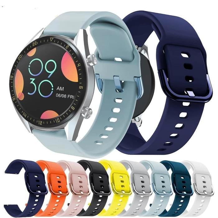 Tali Jam Silikon Rubber Huawei Honor Watch Magic 46mm Quick Release Pin Kompatibel Samsung Galaxy Wa