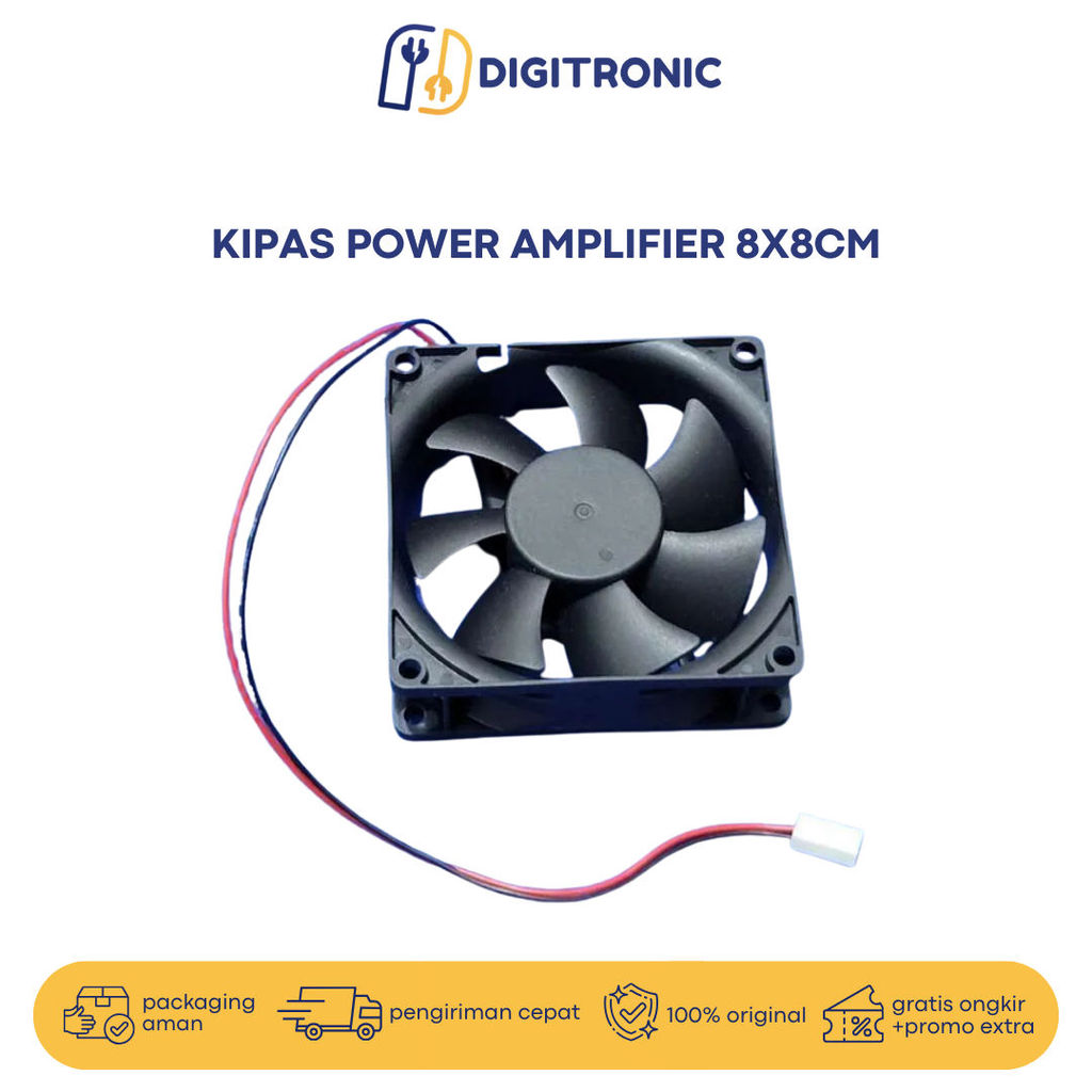 KIPAS POWER AMPLIFIER 8X8CM