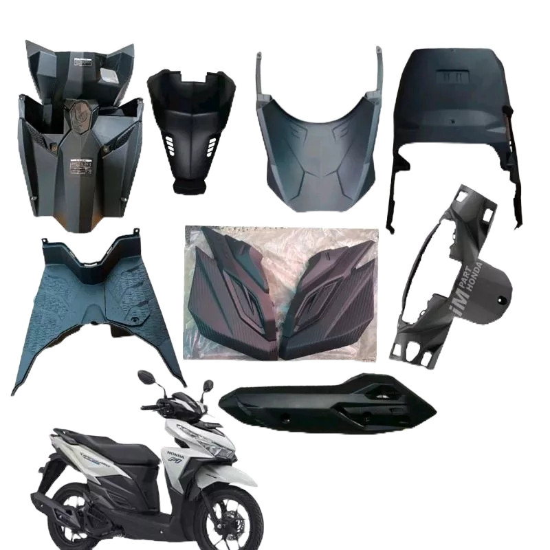 Cover body kasar atas bawah vario 125/150 Led old 2015-2016-2017