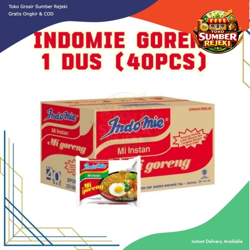 indomie mie instan mie goreng 1 dus all varian rasa promo surabaya