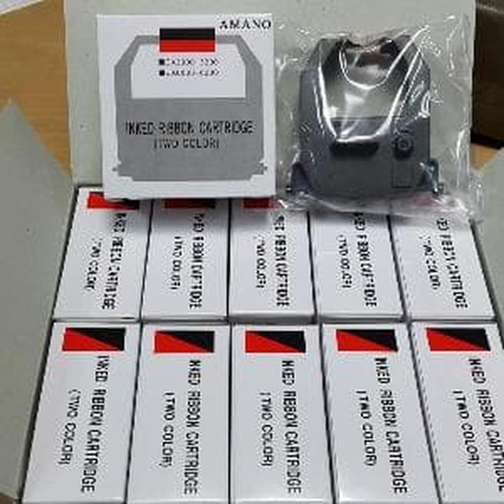 Ribbon Cartridge  ORIGINAL Mesin Absen Amano EX3000 - 3500,  BX6000 / EX6000 6200, EX9000 - 9600